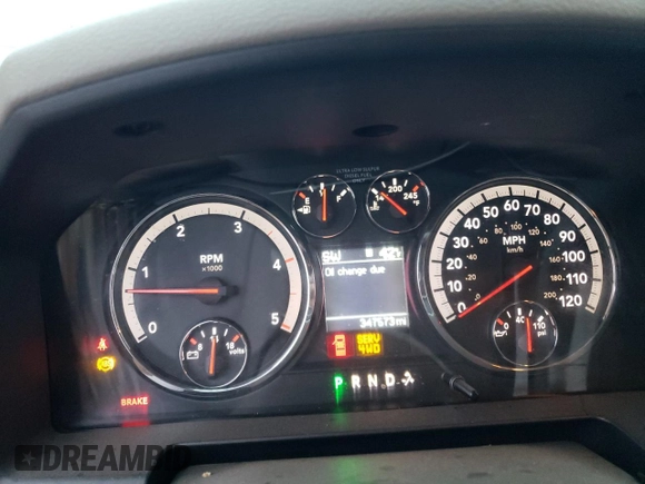 2010 Dodge Ram 3500 Laramie with VIN 3D73Y3CL6AG110843, listed as a Copart auction lot 41384545 with 347,573 mi miles and Salvage Title. Bid and sale history available at carsss.com. Image 9.