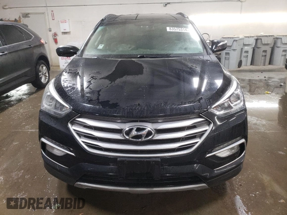 2018 Hyundai Santa Fe 2.4L with VIN 5NMZUDLB6JH081183, listed as a Copart auction lot 83575314 with 145,687 mi miles and Salvage title. Bid and sale history available at DreamBid. Image 5.