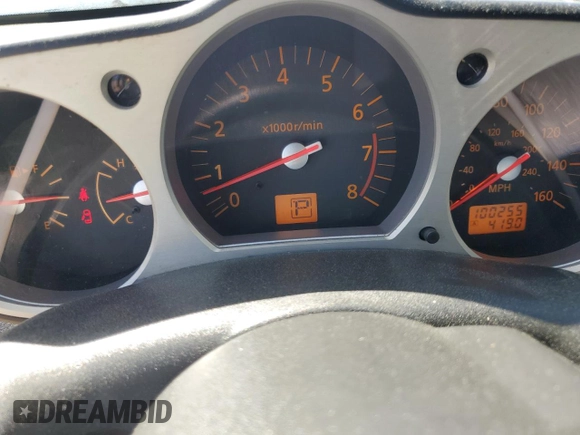 2004 Nissan 350Z Touring with VIN JN1AZ36A44M251374, listed as a Copart auction lot 53182045 with 100,255 mi miles and Salvage Title. Bid and sale history available at DreamBid. Image 9.