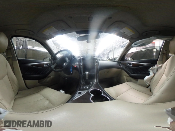 2015 Infiniti Q50 Premium z VIN JN1BV7AP6FM337369, wystawiony jako IAAI lot #41788419 z przebiegiem 106 977 mil mil oraz . Historia ofert i sprzedaży dostępna na DreamBid. Obrazek 18.