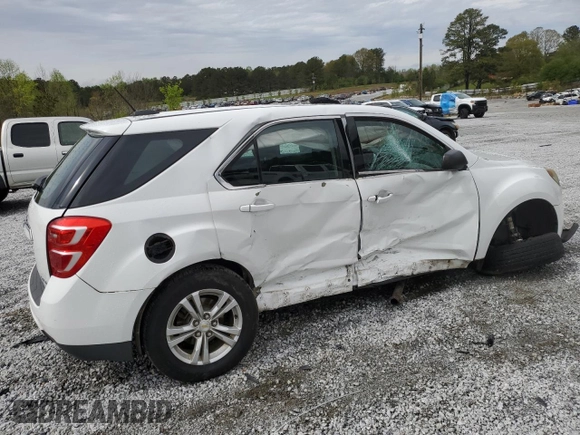 2016 Chevrolet Equinox LS with VIN 2GNFLEEK7G6105779, listed as a Copart auction lot 51219985 with 153,092 mi miles and Salvage Title. Bid and sale history available at DreamBid. Image 3.