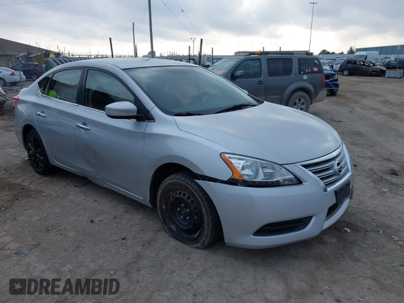 2015 Nissan Sentra SR with VIN 3N1AB7AP4FL648362, listed as a IAAI auction lot 42010300 with 162,834 mi miles and . Bid and sale history available at DreamBid. Image 1.