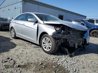 2011 Hyundai Sonata GLS with VIN 5NPEB4ACXBH225550, listed as a Copart auction lot 54182365 with 111,126 mi miles and Salvage Title. Bid and sale history available at carsss.com. Image 4.