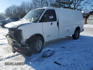 2006 Chevrolet Express Cargo z VIN 1GCGG25V461189202, wystawiony jako Copart lot #38587324 z przebiegiem 227 867 mil mil oraz Czysty tytuł • Clean title. Historia ofert i sprzedaży dostępna na DreamBid. Obrazek 1.