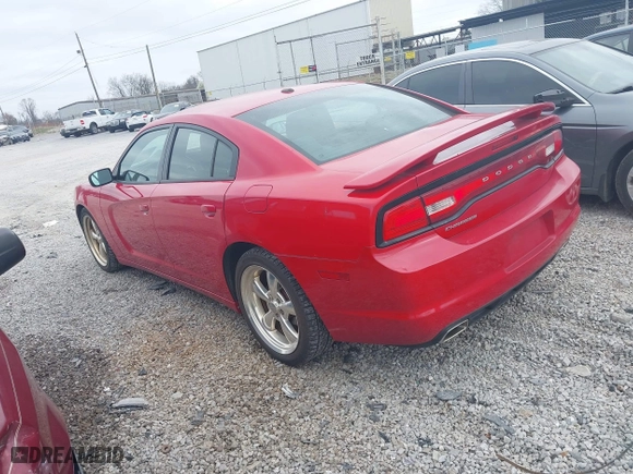 2013 Dodge Charger SXT Plus with VIN 2C3CDXHG8DH537846, listed as a IAAI auction lot 41798199 with 126,945 mi miles. Bid and sale history available at carsss.com. Image 3.