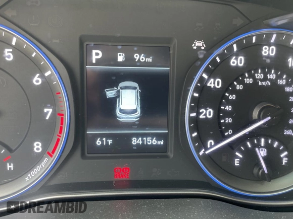 2019 Hyundai Kona SE with VIN KM8K12AA9KU266794, listed as a Copart auction lot 43103713 with 84,156 mi miles. Bid and sale history available at carsss.com. Image 8.
