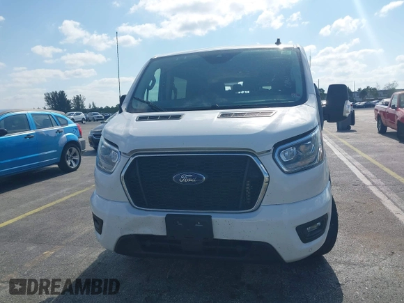 2023 Ford Transit Passenger XL with VIN 1FBAX2YG6PKB08879, listed as a IAAI auction lot 42137671 with 44,204 mi miles. Bid and sale history available at carsss.com. Image 12.