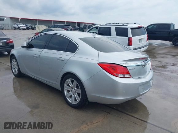 2011 Buick Regal CXL RL6 with VIN W04GU5GCXB1070838, listed as a IAAI auction lot 40434695 with 80,530 mi miles. Bid and sale history available at carsss.com. Image 3.