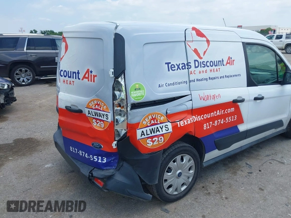 2019 Ford Transit Connect XL with VIN NM0LS6E25K1386266, listed as a IAAI auction lot 42379619 with 100,399 mi miles and . Bid and sale history available at DreamBid. Image 6.