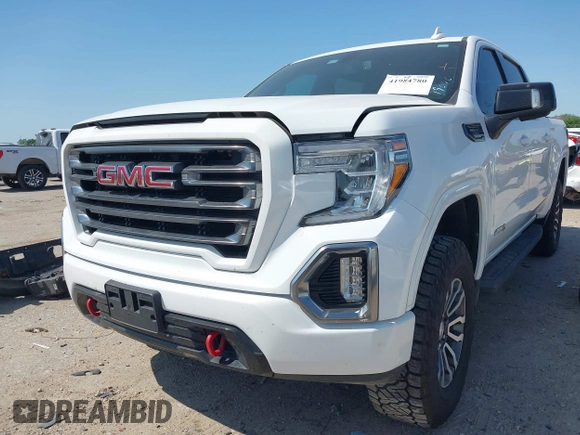 2021 GMC Sierra 1500 AT4 with VIN 3GTP9EED1MG448181, listed as a IAAI auction lot 41984780 with 87,902 mi miles. Bid and sale history available at carsss.com. Image 2.