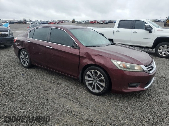 2014 Honda Accord Sport with VIN 1HGCR2F52EA114540, listed as a Copart auction lot 51915415 with 118,784 mi miles and Salvage Title. Bid and sale history available at DreamBid. Image 4.