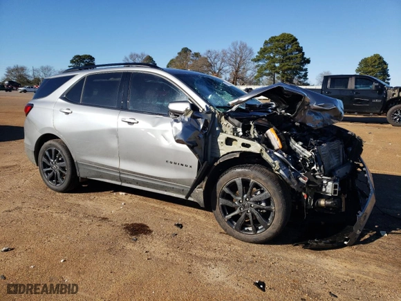 2024 Chevrolet Equinox RS with VIN 3GNAXMEG5RS115803, listed as a Copart auction lot 87407094 with 43,059 mi miles and Salvage Title. Bid and sale history available at carsss.com. Image 4.