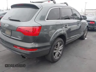 2015 Audi Q7 Premium Plus with VIN WA1LGAFE9FD003878, listed as a IAAI auction lot 42580801 with 160,949 mi miles and . Bid and sale history available at DreamBid. Image 4.