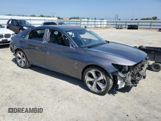2018 Honda Accord Touring with VIN 1HGCV2F98JA021871, listed as a Copart auction lot 60749095 with 105,824 mi miles and Salvage title. Bid and sale history available at DreamBid. Image 4.