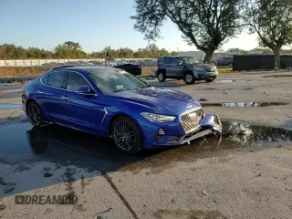 2019 Genesis G70 Advanced with VIN KMTG34LA6KU035057, listed as a Copart auction lot 85473254 with 85,101 mi miles and Non Repairable. Bid and sale history available at DreamBid. Image 10.