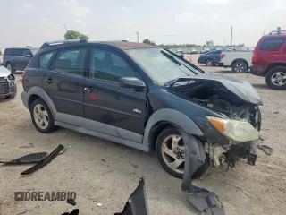 2005 Pontiac Vibe with VIN 5Y2SL63895Z455243, listed as a Copart auction lot 57243005 with 206,276 mi miles and Salvage title. Bid and sale history available at DreamBid. Image 4.