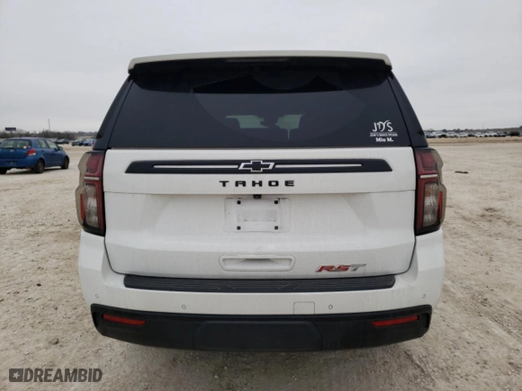 2023 Chevrolet Tahoe RST with VIN 1GNSCRKD4PR393695, listed as a Copart auction lot 45428455 with 0 mi miles and Salvage Title. Bid and sale history available at carsss.com. Image 6.