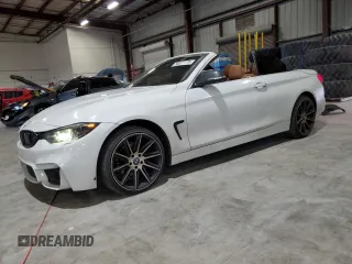 2018 BMW 4 Series 430i xDrive z VIN WBA4Z3C56JEC47852, wystawiony jako Copart lot #58077775 z przebiegiem 89 882 mil mil oraz Szkoda całkowita • Salvage title. Historia ofert i sprzedaży dostępna na DreamBid. Obrazek 1.