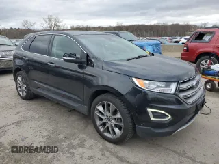 2015 Ford Edge Titanium with VIN 2FMPK4K86FBB83488, listed as a Copart auction lot 53333305 with 233,804 mi miles and Salvage Title. Bid and sale history available at carsss.com. Image 4.