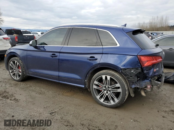 2018 Audi SQ5 Prestige with VIN WA1C4AFYXJ2060419, listed as a Copart auction lot 41113694 with 86,848 mi miles and . Bid and sale history available at DreamBid. Image 2.