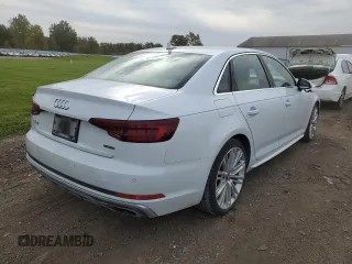 2019 Audi A4 Premium Plus with VIN WAUENAF42KA007534, listed as a Copart auction lot 62229882 with 52,432 mi miles. Bid and sale history available at carsss.com. Image 4.