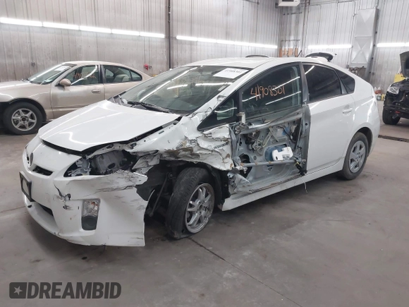 2011 Toyota Prius I with VIN JTDKN3DU2B0327897, listed as a IAAI auction lot 41908301 with 136,486 mi miles and . Bid and sale history available at DreamBid. Image 2.