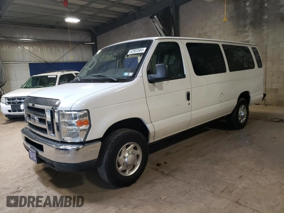 2013 Ford Econoline Passenger XL with VIN 1FBSS3BL9DDA33707, listed as a Copart auction lot 62903564 with 106,976 mi miles and Salvage Title. Bid and sale history available at DreamBid. Image 1.
