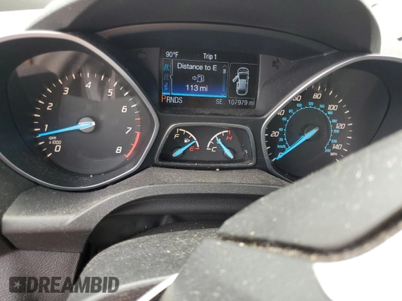 2013 Ford Escape Titanium с VIN 1FMCU9J92DUD31093, выставлен на аукционе Copart как лот 57121425 с пробегом 107 979 миль миль и Списание • Salvage title. История ставок и продаж доступна на DreamBid. Изображение 9.