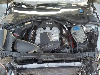 2012 Audi A7 3.0 Prestige with VIN WAUSGAFC1CN032360, listed as a Copart auction lot 52434755 with 0 mi miles and Salvage Title. Bid and sale history available at carsss.com. Image 11.
