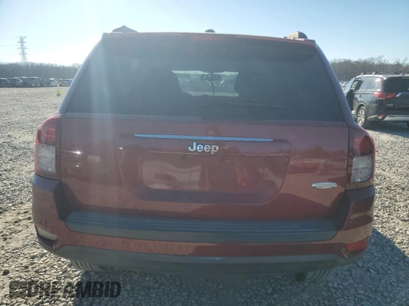 2016 Jeep Compass Latitude with VIN 1C4NJCEB0GD651470, listed as a Copart auction lot 47505465 with 130,826 mi miles and Salvage Title. Bid and sale history available at carsss.com. Image 6.