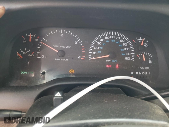 2001 Dodge Ram 2500 with VIN 1B7KF23641J506929, listed as a Copart auction lot 67522394 with 224,178 mi miles and Clean Title. Bid and sale history available at carsss.com. Image 9.