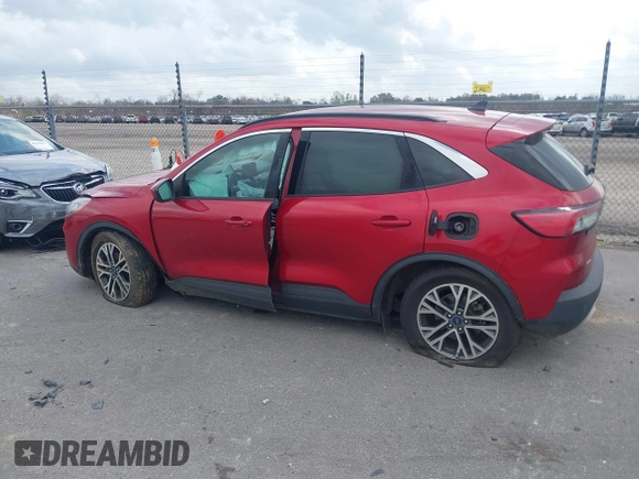 2020 Ford Escape SEL with VIN 1FMCU0H66LUA68502, listed as a IAAI auction lot 41561203 with 140,004 mi miles and . Bid and sale history available at carsss.com. Image 14.