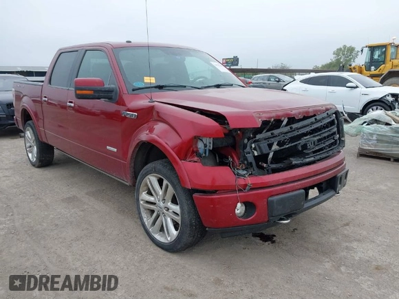 2013 Ford F-150 XL with VIN 1FTFW1ET5DFC27012, listed as a IAAI auction lot 40783158 with 106,221 mi miles. Bid and sale history available at carsss.com. Image 1.