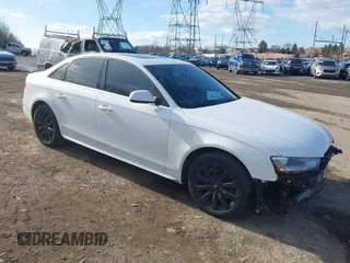 2015 Audi A4 Premium with VIN WAUBFAFL4FN033302, listed as a IAAI auction lot 41500723 with 147,960 mi miles. Bid and sale history available at carsss.com. Image 1.