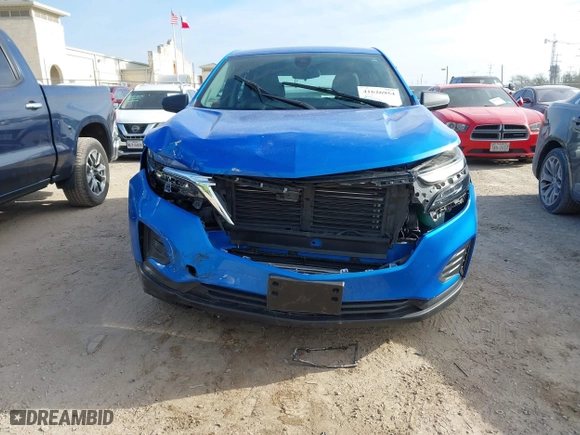 2024 Chevrolet Equinox LS with VIN 3GNAXHEG1RL170296, listed as a IAAI auction lot 41626954 with 36,780 mi miles. Bid and sale history available at carsss.com. Image 6.