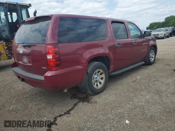 2007 Chevrolet Suburban LTZ with VIN 1GNFC16097R423736, listed as a Copart auction lot 59462805 with 124,276 mi miles and Salvage title. Bid and sale history available at DreamBid. Image 3.