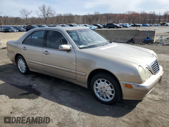 2001 Mercedes-Benz E-Class AWD with VIN WDBJF82JX1X044358, listed as a Copart auction lot 51280545 with 189,188 mi miles and Salvage Title. Bid and sale history available at carsss.com. Image 4.