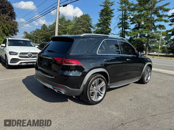 2021 Mercedes-Benz GLE 350 with VIN 4JGFB4JE9MA522997, listed as a Copart auction lot 65461445 with 40,545 mi miles and Clean title. Bid and sale history available at DreamBid. Image 3.