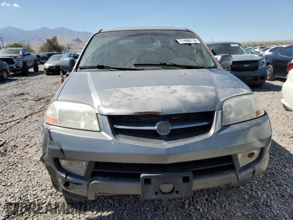 2001 Acura MDX with VIN 2HNYD18261H507365, listed as a Copart auction lot 71406714 with 251,853 mi miles and Salvage Title. Bid and sale history available at carsss.com. Image 5.