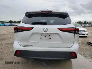 2022 Toyota Highlander L with VIN 5TDCZRAH0NS120106, listed as a Copart auction lot 59477505 with 42,971 mi miles and Salvage title. Bid and sale history available at DreamBid. Image 6.
