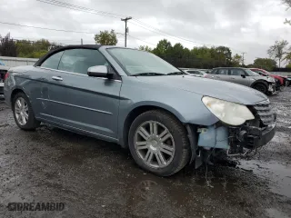 2008 Chrysler Sebring Limited with VIN 1C3LC65M98N216001, listed as a Copart auction lot 72506674 with 119,617 mi miles and Salvage Title. Bid and sale history available at carsss.com. Image 4.