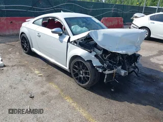 2018 Audi TTS with VIN TRUC1AFV7J1009606, listed as a IAAI auction lot 42172806 with 54,062 mi miles and . Bid and sale history available at DreamBid. Image 1.