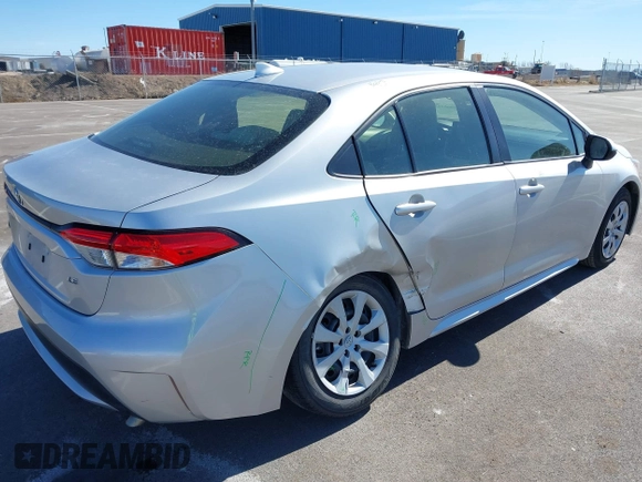 2022 Toyota Corolla LE with VIN JTDEPMAE5NJ221114, listed as a IAAI auction lot 41660732 with 48,662 mi miles and . Bid and sale history available at carsss.com. Image 6.