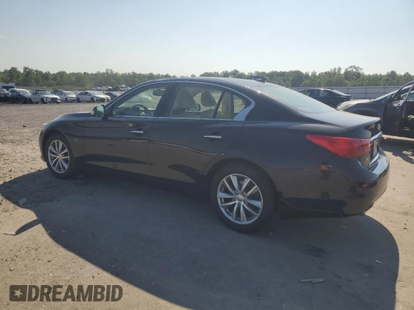 2015 Infiniti Q50 Premium with VIN JN1BV7AR7FM407060, listed as a Copart auction lot 63503495 with 81,897 mi miles and Clean title. Bid and sale history available at DreamBid. Image 2.