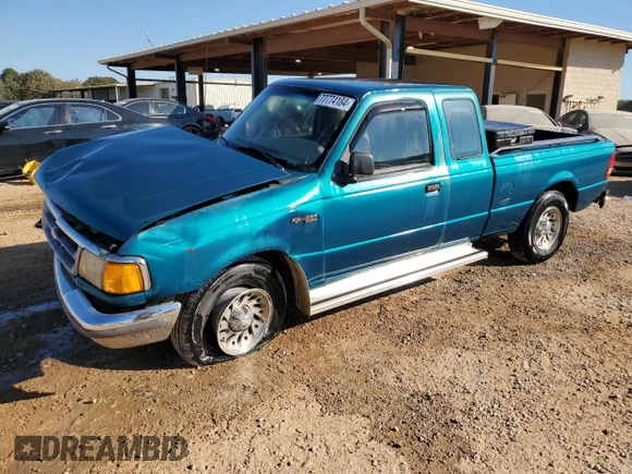 1996 Ford Ranger XL with VIN 1FTCR14U7TPB59468, listed as a Copart auction lot 77774184 with 331,995 mi miles and Salvage Title. Bid and sale history available at carsss.com. Image 1.
