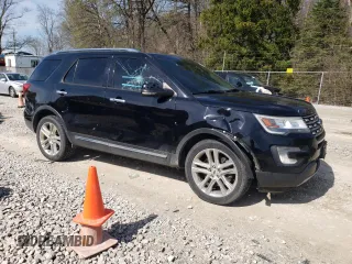 2016 Ford Explorer Limited with VIN 1FM5K8F83GGC97869, listed as a Copart auction lot 52881545 with 124,424 mi miles and Salvage Title. Bid and sale history available at DreamBid. Image 4.