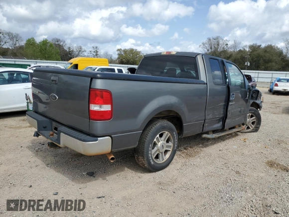 2005 Ford F-150 STX with VIN 1FTRX12W45NB42078, listed as a Copart auction lot 48613525 with 215,237 mi miles and Salvage Title. Bid and sale history available at carsss.com. Image 3.