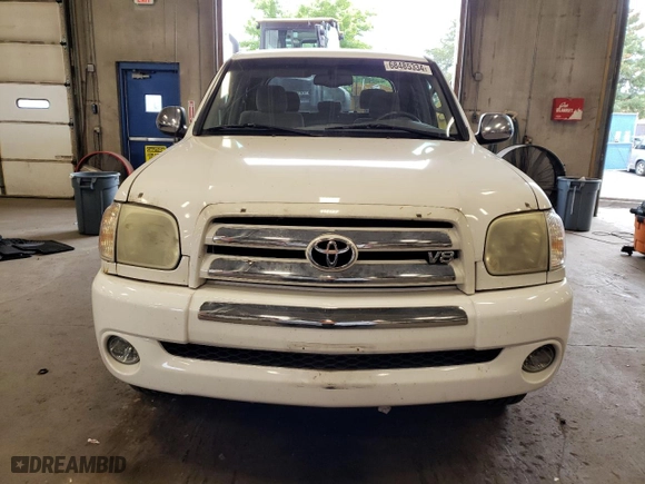 2005 Toyota Tundra SR5 with VIN 5TBDT44155S496753, listed as a Copart auction lot 68485334 with 139,965 mi miles and Salvage Title. Bid and sale history available at carsss.com. Image 5.