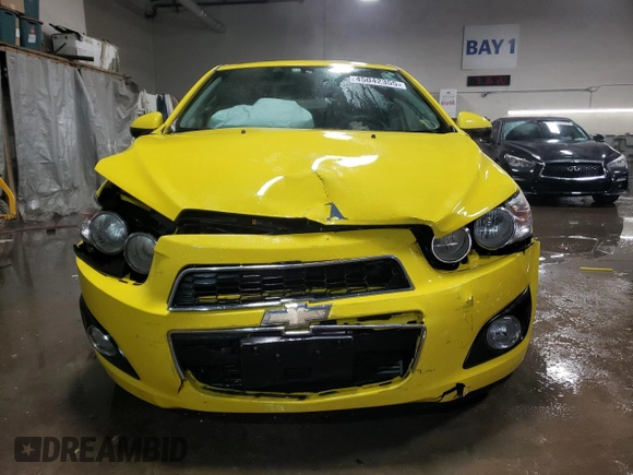 2016 Chevrolet Sonic LT with VIN 1G1JC6SB3G4108587, listed as a Copart auction lot 45042355 with 104,899 mi miles and Salvage Title. Bid and sale history available at carsss.com. Image 5.