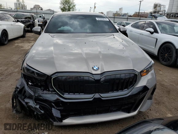 2024 BMW 5 Series 530i xDrive with VIN WBA53FJ02RCR14127, listed as a Copart auction lot 52926874 with 0 mi miles and Salvage Title. Bid and sale history available at carsss.com. Image 5.
